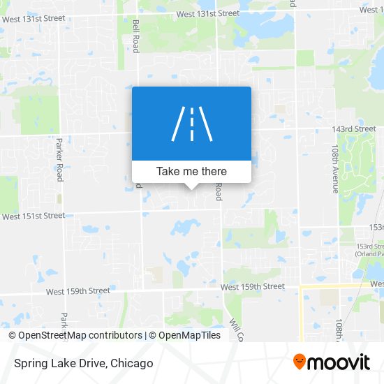 Spring Lake Drive map