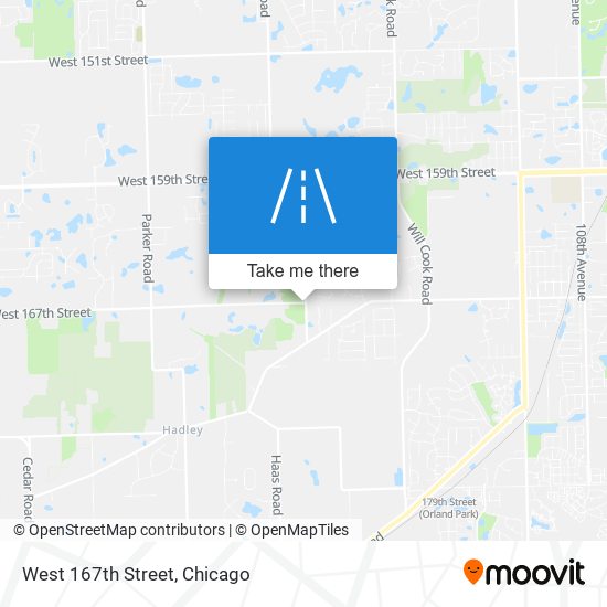 Mapa de West 167th Street
