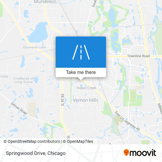 Springwood Drive map