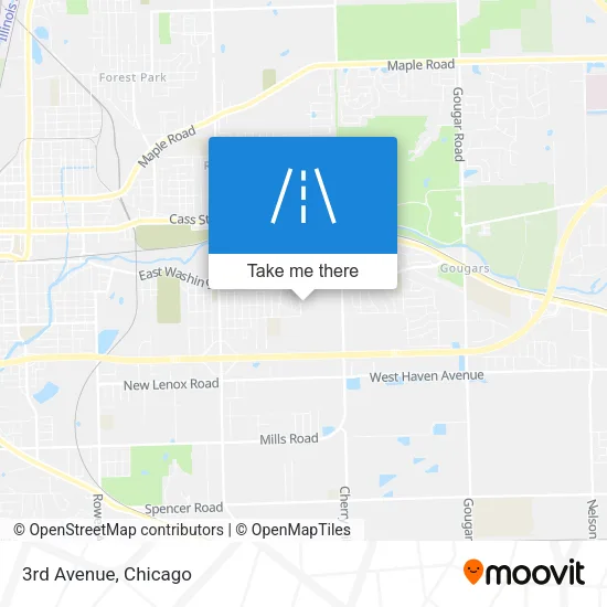 3rd Avenue map