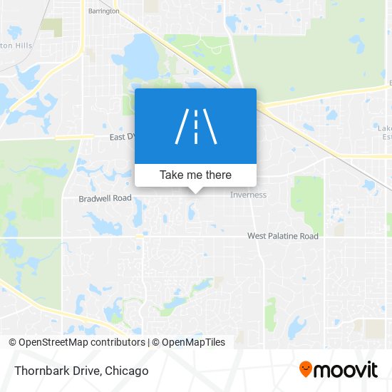Mapa de Thornbark Drive