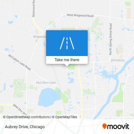 Aubrey Drive map