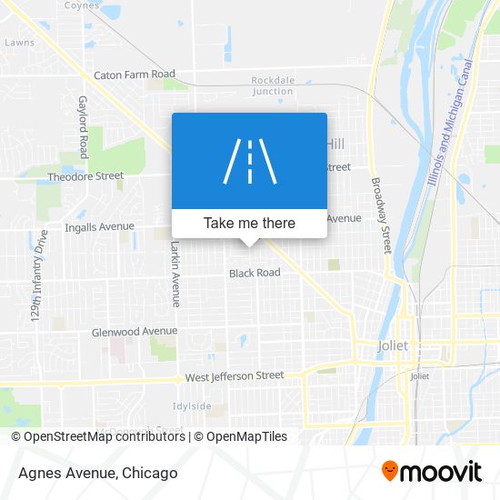 Agnes Avenue map