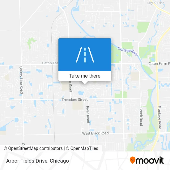 Arbor Fields Drive map