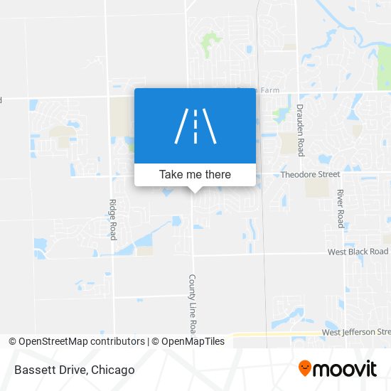 Bassett Drive map