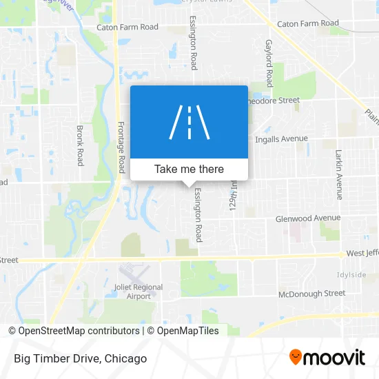 Big Timber Drive map