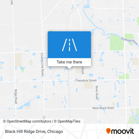 Mapa de Black Hill Ridge Drive