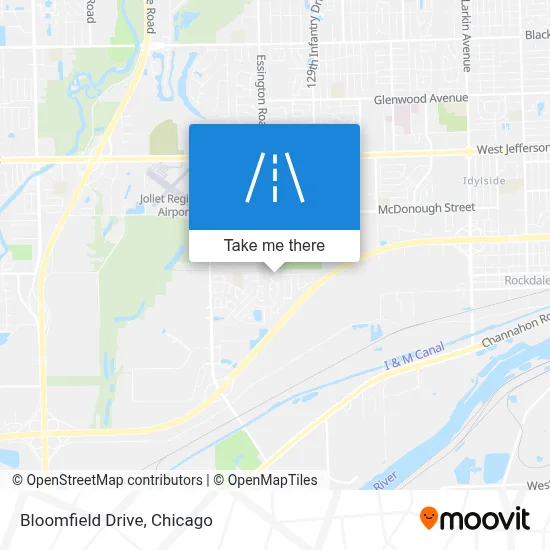 Bloomfield Drive map