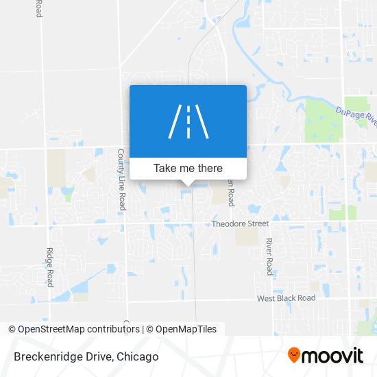 Mapa de Breckenridge Drive