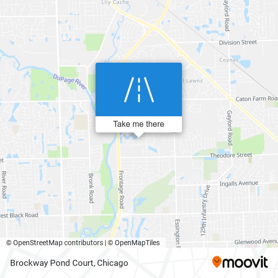 Brockway Pond Court map