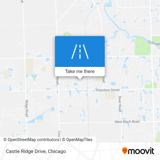 Castle Ridge Drive map