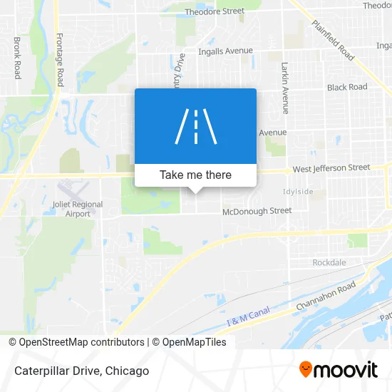 Caterpillar Drive map
