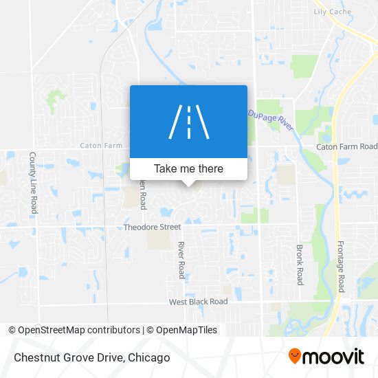 Chestnut Grove Drive map