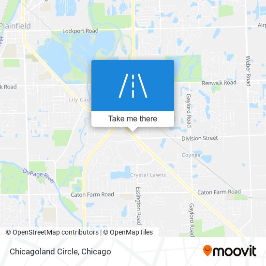 Chicagoland Circle map