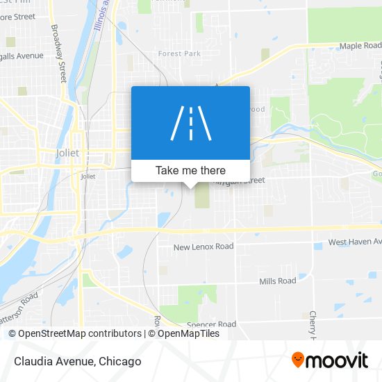 Claudia Avenue map