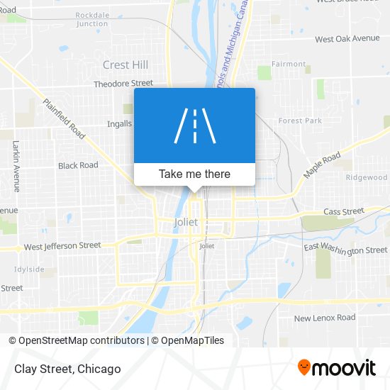 Clay Street map