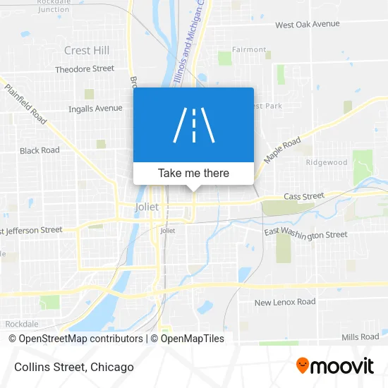 Collins Street map