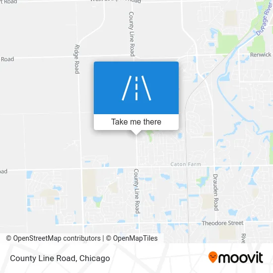 County Line Road map