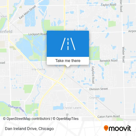 Dan Ireland Drive map