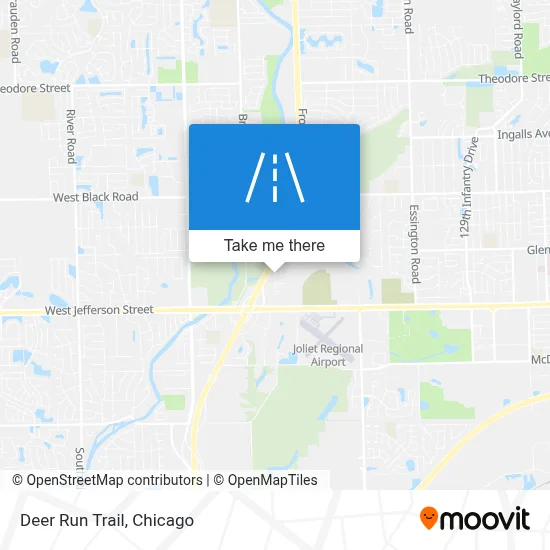 Deer Run Trail map