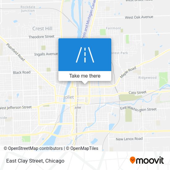 Mapa de East Clay Street