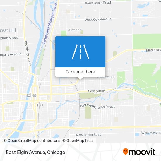 Mapa de East Elgin Avenue