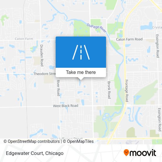Mapa de Edgewater Court