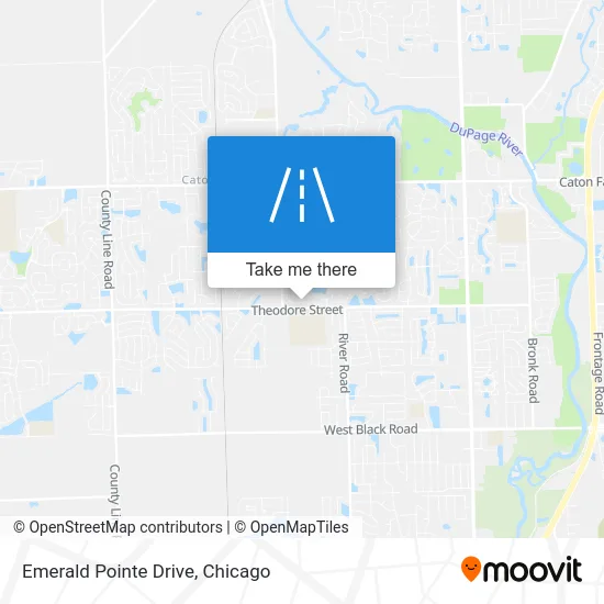 Emerald Pointe Drive map