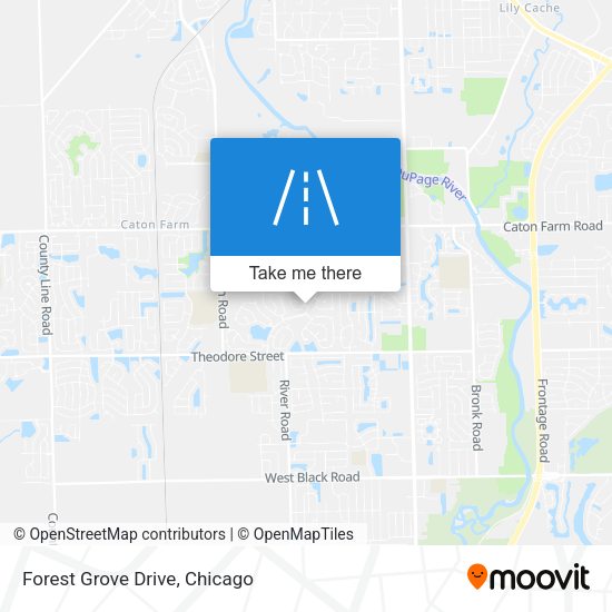 Mapa de Forest Grove Drive