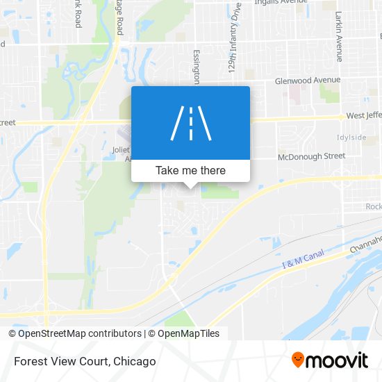 Forest View Court map