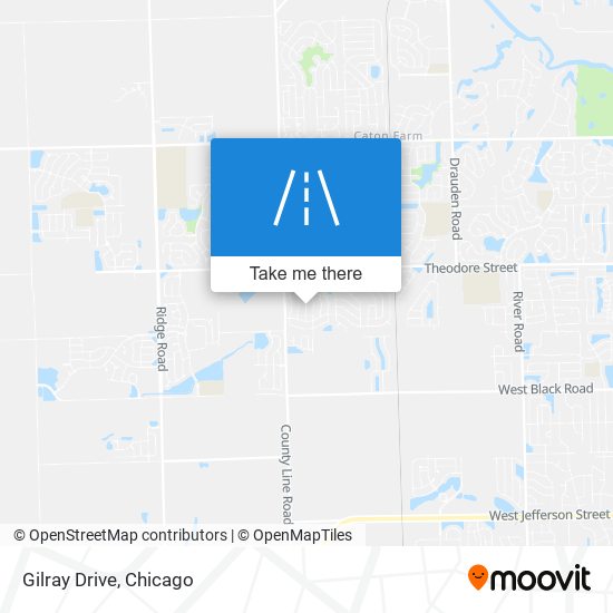 Gilray Drive map