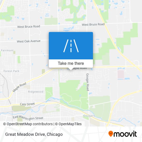 Great Meadow Drive map