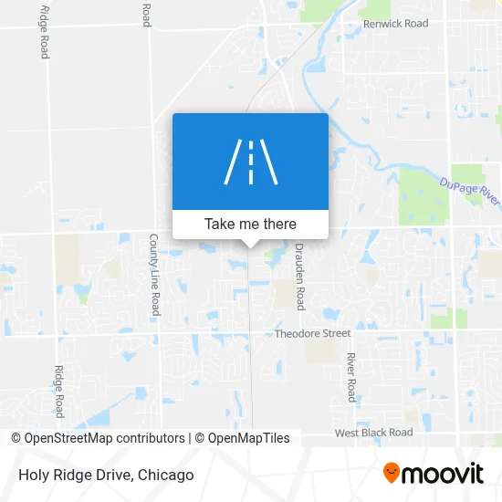 Holy Ridge Drive map