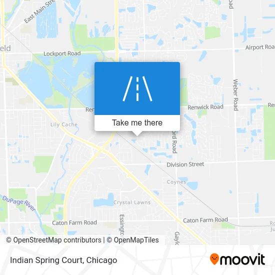 Indian Spring Court map