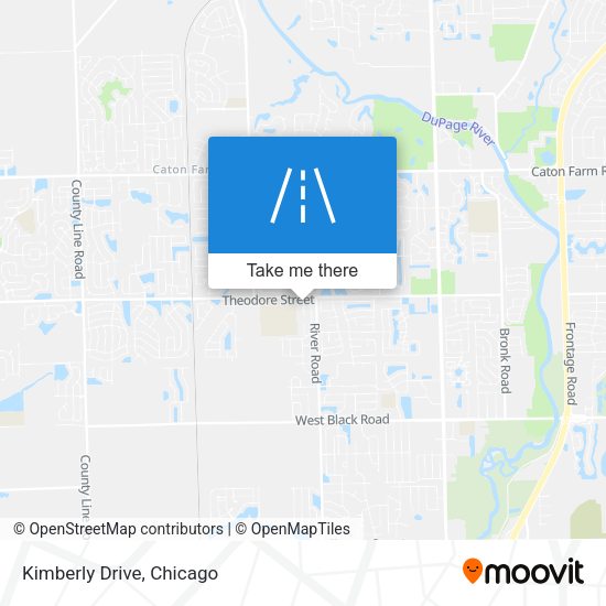 Mapa de Kimberly Drive