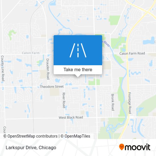 Mapa de Larkspur Drive