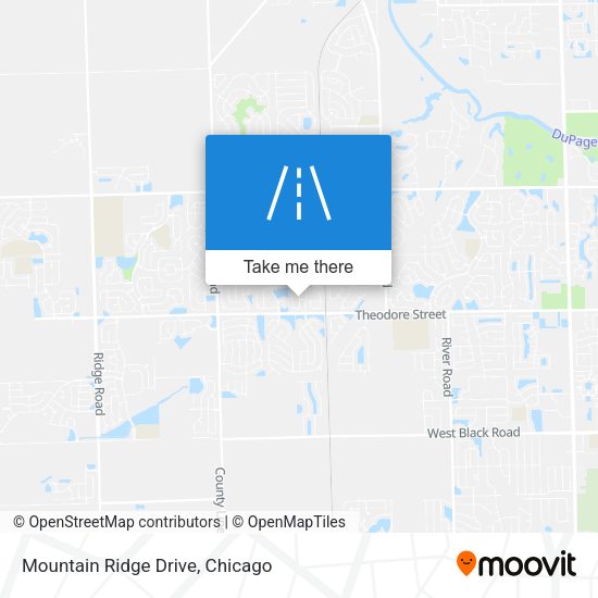 Mountain Ridge Drive map