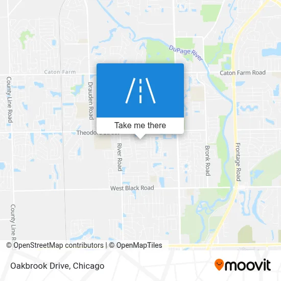 Oakbrook Drive map