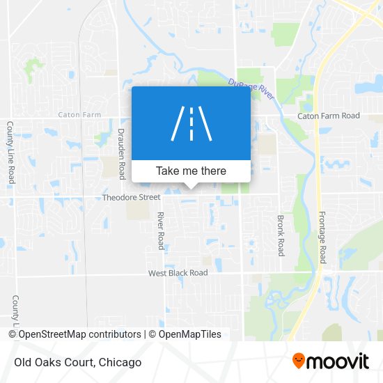 Mapa de Old Oaks Court