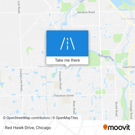 Red Hawk Drive map