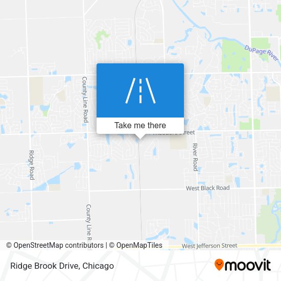 Mapa de Ridge Brook Drive