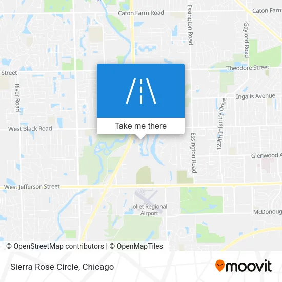 Sierra Rose Circle map