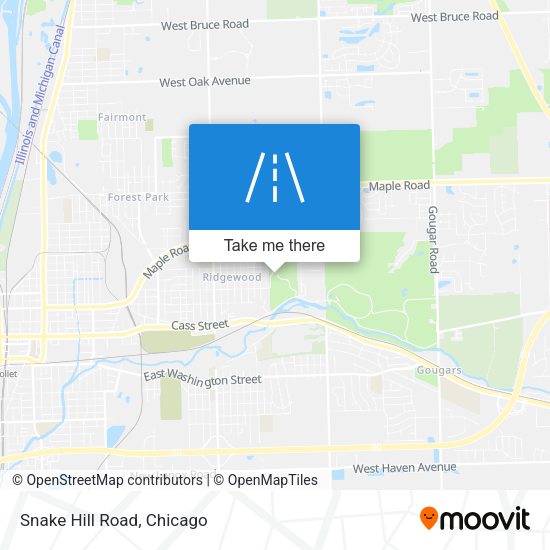 Mapa de Snake Hill Road