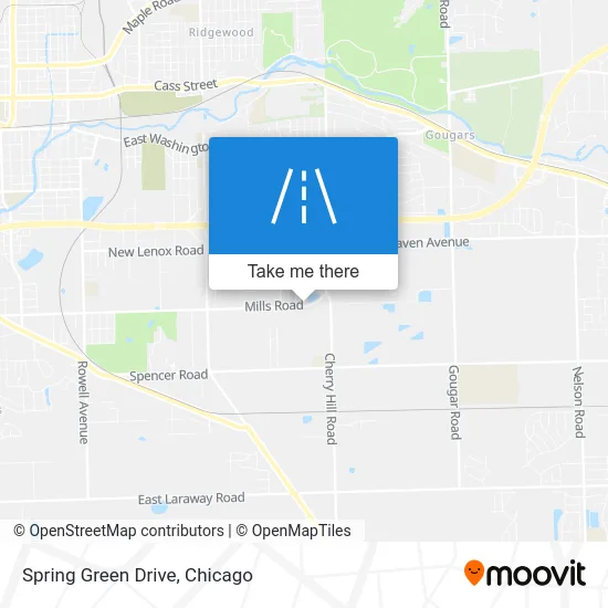 Spring Green Drive map