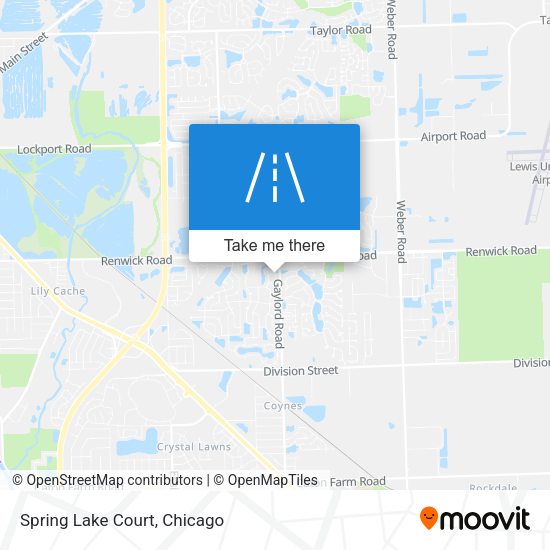 Spring Lake Court map