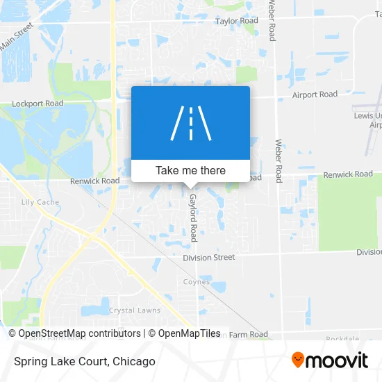Spring Lake Court map