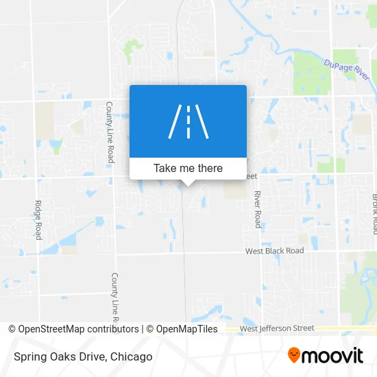 Spring Oaks Drive map