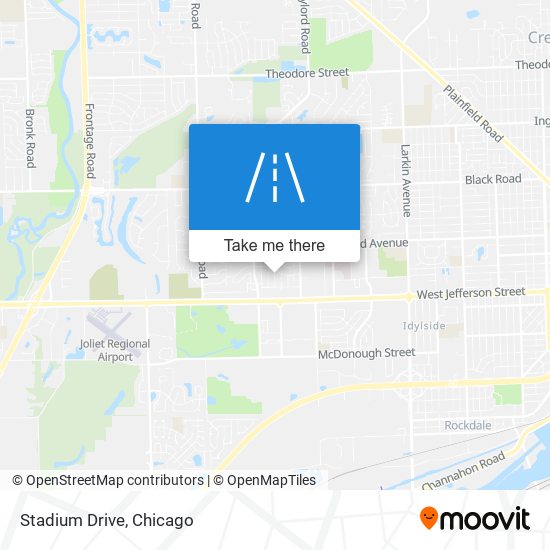 Stadium Drive map