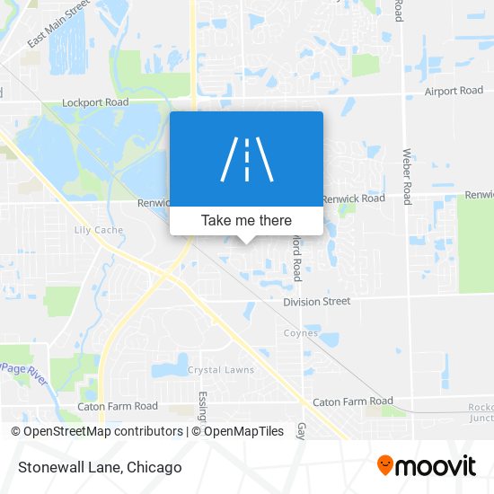 Stonewall Lane map