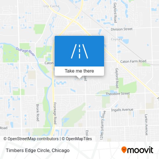 Mapa de Timbers Edge Circle
